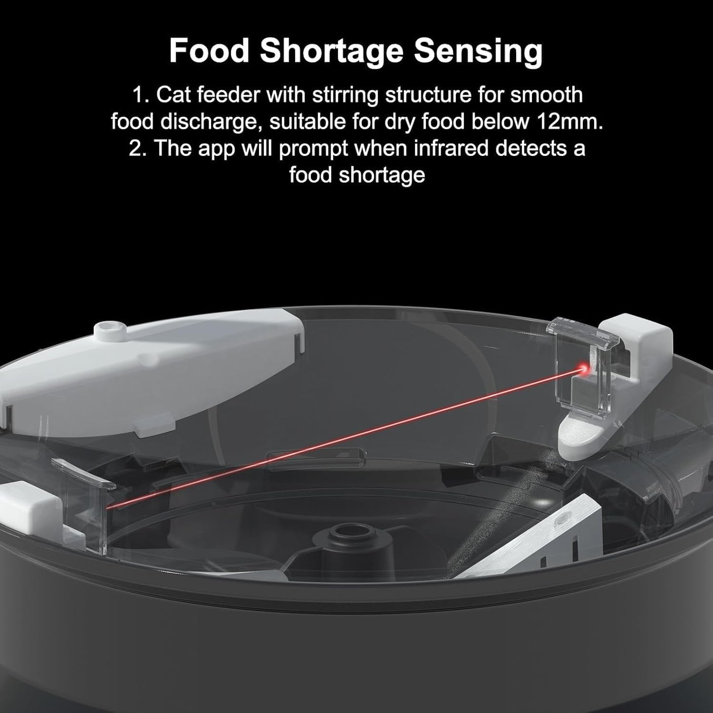 1080P HD Camera - Equipped Automatic Cat Feeder 4L Pet Timed Dog Feeding Dispenser With Freshness Preservation And Low - Food Sensor. Up To 10 Meals Per Day, Controlled By Smart APP